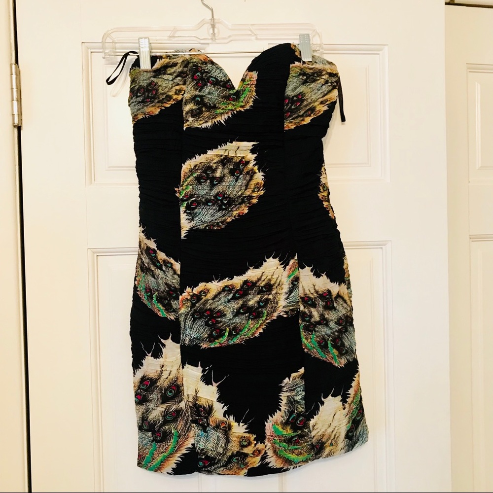 ASOS peacock cocktail dress - Fits like a US 2
